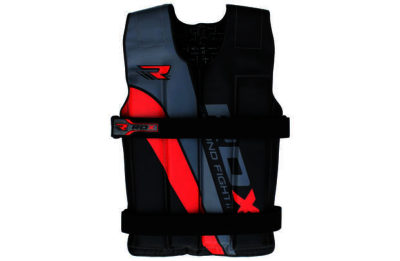 RDX 14kg Weighted Running Vest - Red